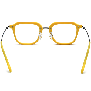 Borregls acetato titanio gafas marco hombres 2025 nuevo <span class=keywords><strong>Retro</strong></span> cuadrado anteojos mujeres espectáculo moda gafas ópticas 185843 - Product Image 6