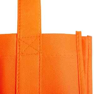 กระเป๋าโท้ทผ้าสปันบอนด์แบบกำหนดเองเป็นมิตรกับสิ่งแวดล้อม พิมพ์ลายซิลค์สกรีน พร้อมช่องใส่ของด้านใน สำหรับใส่เสื้อผ้า เหมาะสำหรับใช้เป็นของแจก - Product Image 3