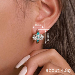 Orecchini Geometrici Marquise per Donne, Stile Vintage Bohémien, Accessori per Orecchie da Indossare Quotidianamente - Product Image 4