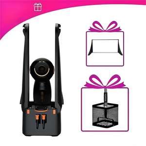 PUSUN DORA-PRO pour Machine de service de tennis de table professionnelle noire et orange, <span class=keywords><strong>Robot</strong></span> de tennis de table, <span class=keywords><strong>Ping</strong></span>-<span class=keywords><strong>Pong</strong></span>, Triple Drive Automatique - Product Image 1