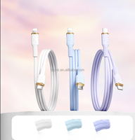 Cable USB Tipo-C de 27W 6A con Conductor de Cobre Puro para Carga Rápida y Sincronización de Datos para iPhone y iPad