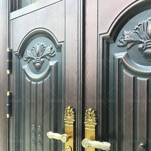 Porta di Sicurezza in Acciaio a <span class=keywords><strong>Due</strong></span> <span class=keywords><strong>Ante</strong></span> per Ingresso Principale di Lusso - Product Image 5