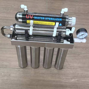 Purificador de Água Comercial de Carbono Ativado em 6 Estágios, Sistema Manual de Ultrafiltração UV, Filtro de Água Potável Direta, Água Suave - Product Image 5