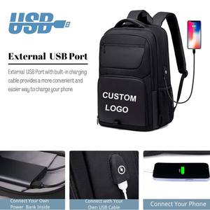 High <span class=keywords><strong>Tech</strong></span> 17.3 pouces personnalisé grande capacité antivol étanche voyage d'affaires hommes femmes sac à dos pour ordinateur portable avec Port de charge USB - Product Image 3
