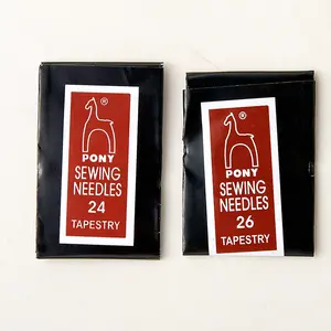 Pony cross stitch needle No. 24 or No. 26,Pack of 25