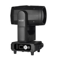 Projecteur LED 3-en-1 200W pour éclairage de scène, anneau extérieur RGB, contrôle DMX512, 14 options de couleurs pour spectacles en direct, bars et événements