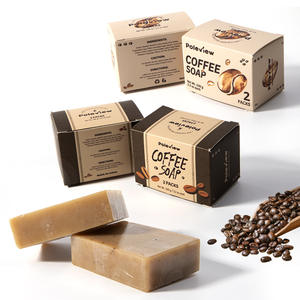 Solide fait à la main pour savon à café nettoyant efficace boîte-cadeau personnalisable savon à l'huile d'essence pour le visage - Product Image 1