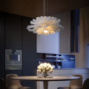 Design moderne créatif acrylique pétale chaud <span class=keywords><strong>romantique</strong></span> salon chambre pendentif lumière nordique hôtel Ins fille chambre décor lustre - Product Image 3