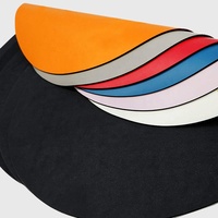 FITA – tapis antidérapant violet de 5mm d'épaisseur, LOGO personnalisé, blocage de l'or au Laser imprimé, pliable, en caoutchouc naturel de 5mm, tapis de Yoga rond en PU