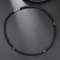 Nouveau design Collier turquoise pour homme, style surf bohème, perles uniques européennes et américaines