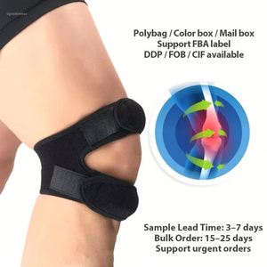 Soporte de Rodilla de Neopreno de Doble Acción OEM/ODM con Hebilla Ajustable para Rehabilitación de Lesiones Deportivas y Alivio del Dolor - Product Image 2