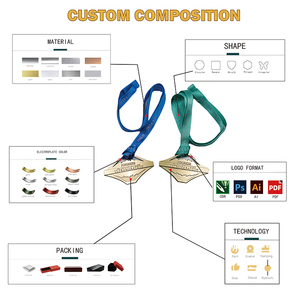 Company Customized Commendation Medals Retirement Medal Champion Award Medal Top Sales Medal with <b>Red</b> <b>Ribbon</b> - Product Image 5