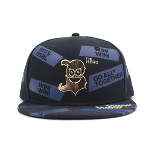 Phổ Biến 6 Bảng Điều Chỉnh Gorras Đồng Bằng Snapback Mũ Kim Loại Biểu Tượng Cổ Điển Phẳng Mũ Bóng Chày Mũ Thể Thao Tùy Chỉnh In Mô Hình Snapback Cap - Product Image 4