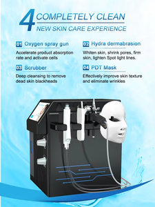 2025 nouveau 4 en 1 eau <span class=keywords><strong>Aqua</strong></span> Peel nettoyage Hydra Dermabrasion élimination de la tête noire Jet d'oxygène soins du visage Machine de rajeunissement de la peau - Product Image 5