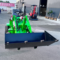 Mini-chargeuse articulée électrique chinoise la moins chère, 400 kg, prix de départ Chine, à vendre avec certification CE, écologique et à bas prix