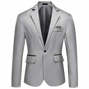 Nouveau <span class=keywords><strong>costume</strong></span> pour homme 2026, version coréenne, coupe ajustée, sans repassage, <span class=keywords><strong>veste</strong></span> décontractée pour jeune homme - Product Image 1