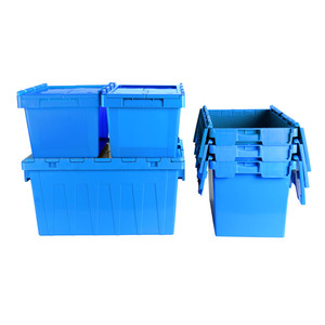Industrial Heavy duty PP plastic storage logistic container tote box wholesale