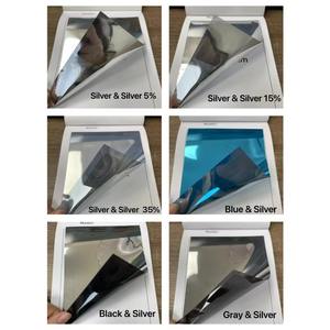 Film de fenêtre réfléchissant unidirectionnel en gros pour usine, film de protection de la vie privée pour bâtiment, film isolant en PET, film de verre teinté argenté anti-explosion 5 - Product Image 6