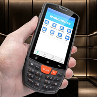 Terminal portable Android PDA avec lecteur de codes-barres, processeur Octa-core 2,3 GHz, 3 Go/4 Go de RAM + 32/64 Go de ROM, étanche IP65, avec emplacement SIM