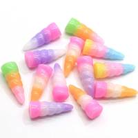 Breloques klaxon en résine 3D couleur or, 20 pièces, DIY, bijoux, accessoires pour collier, Cabochons en résine, décoration, 25mm