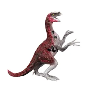 Jin ya mainan dinosaurus anak laki-laki, boneka model hewan simulasi suara Jurassic besar naga sabit anak-anak