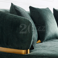 Ensembles de Salon de luxe européen, Sofa en velours nordique, meubles de Salon, haute qualité