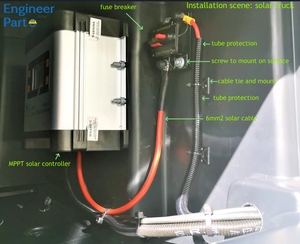 <span class=keywords><strong>Disjoncteur</strong></span> DC manuel 20A 300A <span class=keywords><strong>12V</strong></span> 24V, carré, étanche, à vis, automatique, pour batterie - Product Image 5