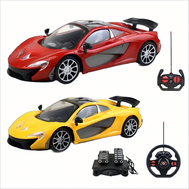 1/16 Scale High-Speed Yellow Remote Control Rc Drift Car Toy Set Gravity Sensor Armored Vehicle for Play