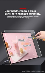 Siêu mỏng hai mặt dẫn chiếu sáng bảng hiển thị hai mặt treo hộp đèn triển lãm quảng cáo hộp đèn hiển thị - Product Image 6