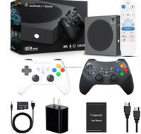 Console de jeu vidéo G8 Max 8K, 128 Go, 50 000 jeux rétro, décodage 8K, télécommande vocale BT, double manette, appareil de jeu familial pour TV