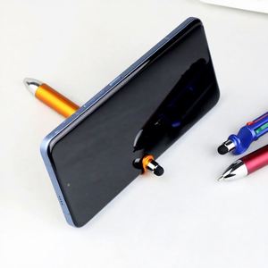 Multifunctional Plastic Ballpoint 1.0Mm Customizable Logo Promotional <b>Pen</b> With Blue Black Ink - Product Image 1