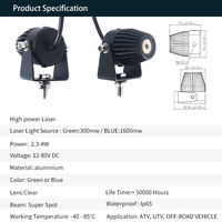 Double face mini laser led tête mobile lumière verte laser extérieur ciel faisceau lumineux auto laser led lumière