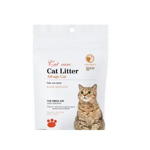 Arena para Gatos de Tofu 3A al por Mayor, Absorción Rápida, Aglutinación Rápida, Control de Olores, Bajo Polvo, la Mejor Arena para Gatos de Tofu para Tiendas de Mascotas - Product Image 1
