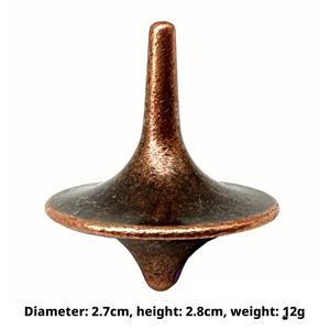 Giroscopio Metálico al por Mayor, Juguete Antiestrés de Mano Plateado Inspirado en Películas, Pequeño Giroscopio para Dedos, Regalos para Niños - Product Image 6