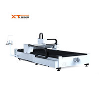 XTLASER Série W 1500mm * 3000mm Machines de découpe laser 3000w en acier de haute qualité pour l'industrie des pipelines