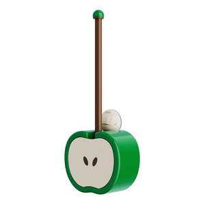 Escobilla <span class=keywords><strong>con</strong></span> ventosa para inodoro, modelo doméstico sin puntos ciegos, montada en la pared para colgar fácilmente una herramienta de limpieza de alta gama para el inodoro - Product Image 5