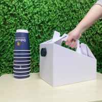 Boîte à café en papier kraft AT PACK 1L 3L 5L SA UAE BIB, sachet de café jetable avec valve et distributeur de liquide