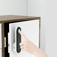 Serrure de meuble de bureau numérique intelligente à empreinte digitale avec déverrouillage par carte IC et mot de passe pour tiroir