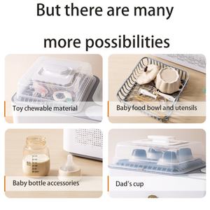 جهاز NCVI الشهير لغسل وتعقيم زجاجات الأطفال كهربائياً، مصنوع من ABS/PP، غسالة صحون بأربع مجموعات لزجاجات حليب الأطفال، آلة تنظيف أوتوماتيكية - Product Image 6