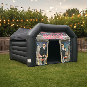 Tente de fête gonflable Lvfrog LWT Party Playhouse pour soirées adultes, dôme en <span class=keywords><strong>PVC</strong></span> à thème VIP, enseigne néon, design Bodyguard - Product Image 1