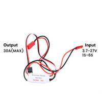 Interrupteur électronique PWM 30A, télécommande RC, relais LED haute intensité pour drone FPV, modèle de bateau, pompe à eau, connecteur JR JST, 10g