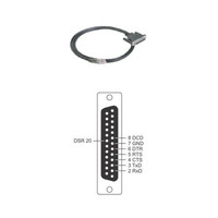Câble Moxa Link CBL-RJ45F25-150 Connecteur standard D-Sub 25 broches traversant Modèle 64331 Taïwan