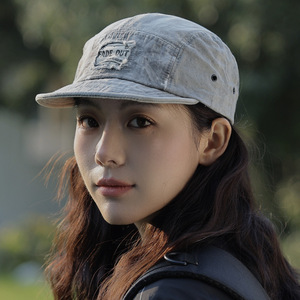 Fade Out Five Piece <b>Baseball</b> <b>Cap</b> Pink Washed Denim Unisex Casual Hat - Product Image 4