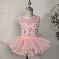 Justaucorps de ballet pour filles en nylon et élasthanne, maille florale brodée, couleurs personnalisées