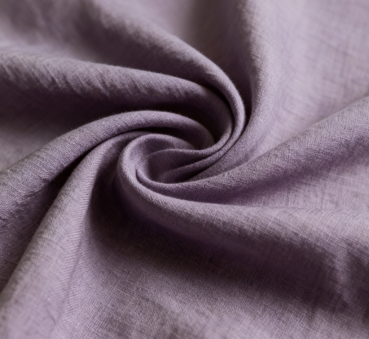 Certified Wholesale Woven 70% Viscose 30% Linen Organic Fabric Eco-Friendly Breathable Plain Dyed for Garment Women's Curtain