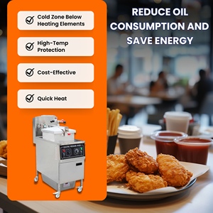 Inmejorable valor profundo 5 años de garantía Ahorro de mano de obra Piezas de equipos de alimentos comerciales 380V Freidora a presión <span class=keywords><strong>Fagor</strong></span> - Product Image 5