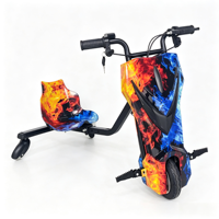 Nouveau Kart Électrique Intelligent 360° de 350W 36V 3.0AH pour Enfants, Freinage à Arrêt de Moteur, Charge Utile 60KG, avec Bluetooth, Idéal pour l'Extérieur
