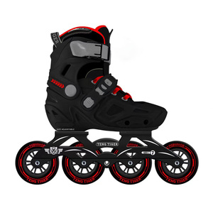 <span class=keywords><strong>Flying</strong></span> Tiger Pro Hard Boot 3 Big Wheel 110mm Junior Freestyle Patins à roulettes urbains en plein air Patins à roues alignées - Product Image 6