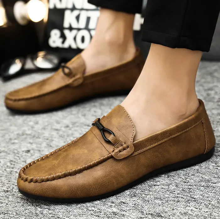 Новейший дизайн 2021, модная мужская обувь, мягкая удобная повседневная обувь для мужчин