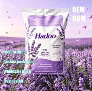 Detergente en Polvo al por Mayor, 25 kg en Bolsa, Detergente de Alta Calidad, Alta Espuma, Fábrica OEM/ODM, Precio Bajo, Polvo para Lavandería Personalizado - Product Image 1